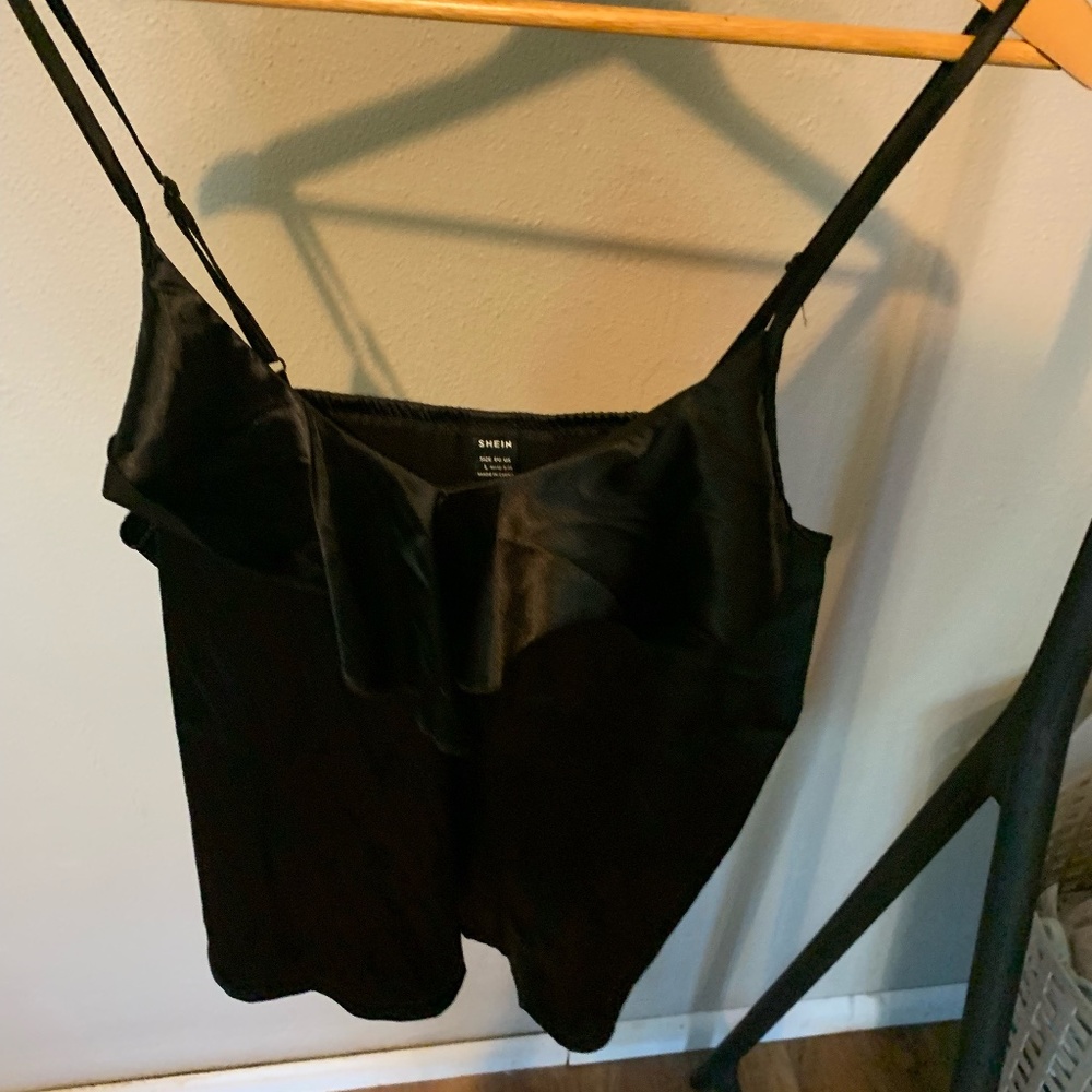 Satin tank top